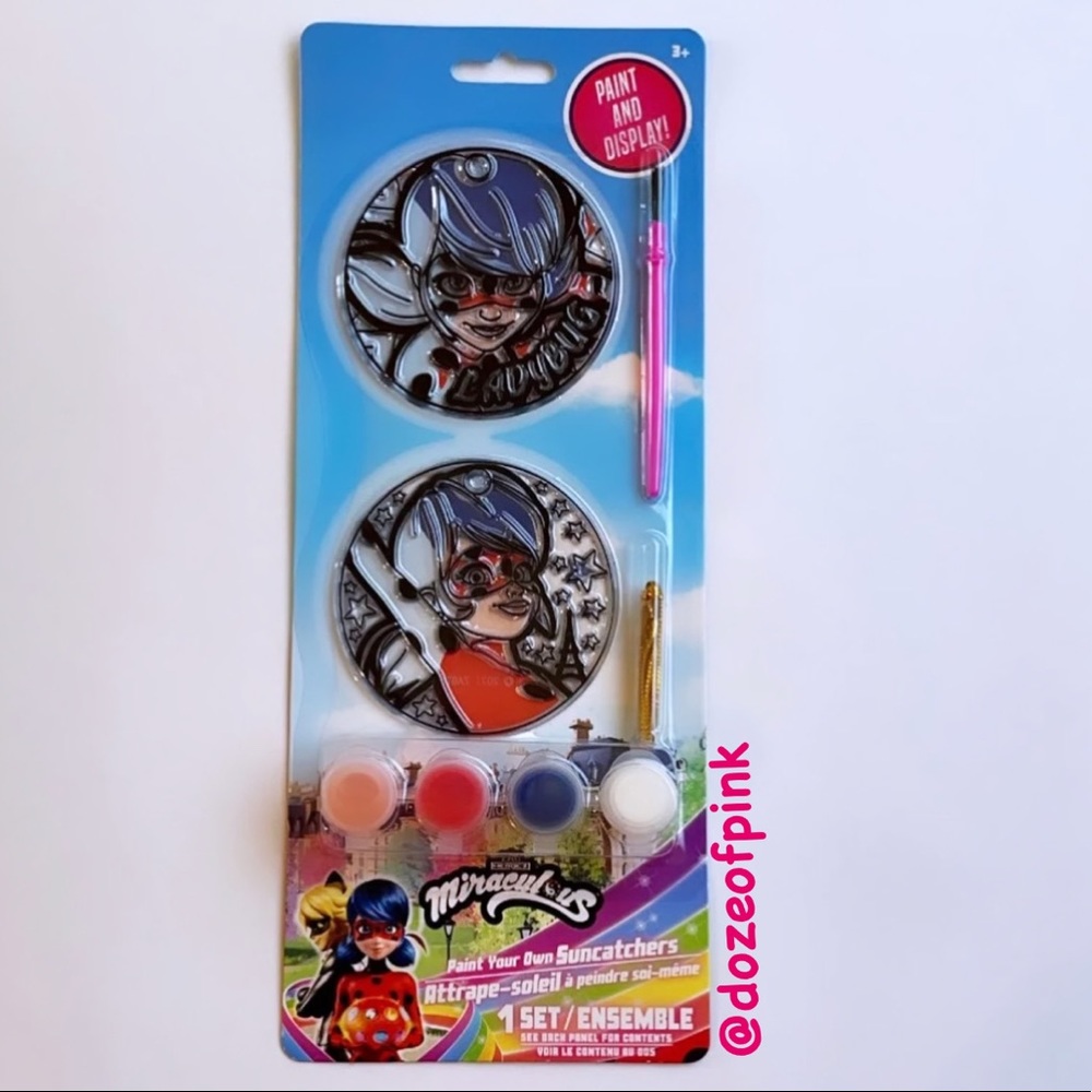 MIRACULOUS PAINT YOUR OWN SUNCATCHERS SET